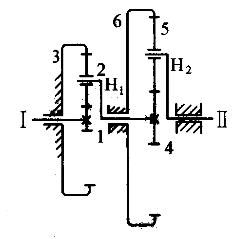 第7章 輪系與傳動比--習題【含答案】 機械設計基礎