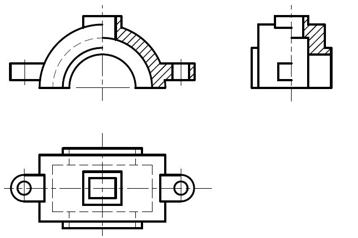 第11章形体的剖视图表示112剖视图的种类含答案构型设计制图